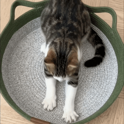 Cesta NaturaPurr™ — Rascador Natural 3 en 1