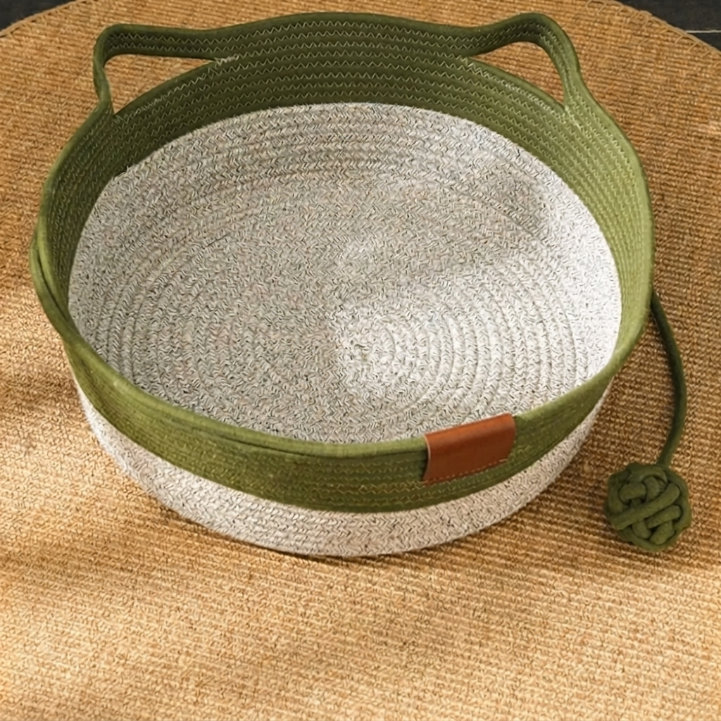 Cesta NaturaPurr™ — El Territorio Natural 3 en 1 para Gatos de Interior