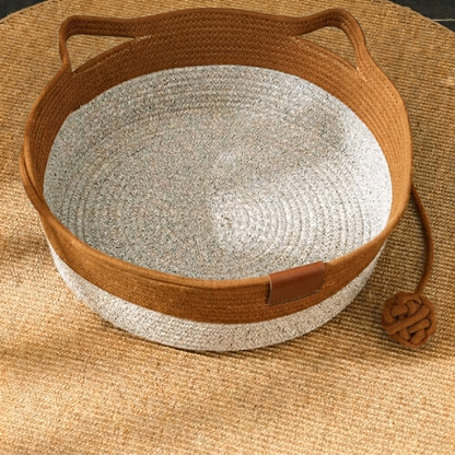Cesta NaturaPurr™ — El Territorio Natural 3 en 1 para Gatos de Interior