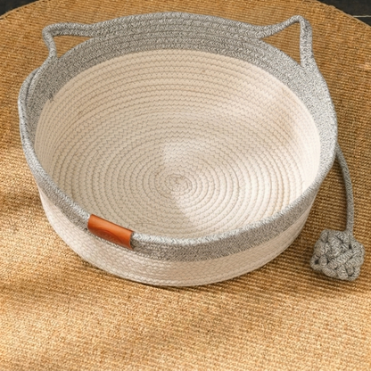 Cesta NaturaPurr™ — El Territorio Natural 3 en 1 para Gatos de Interior